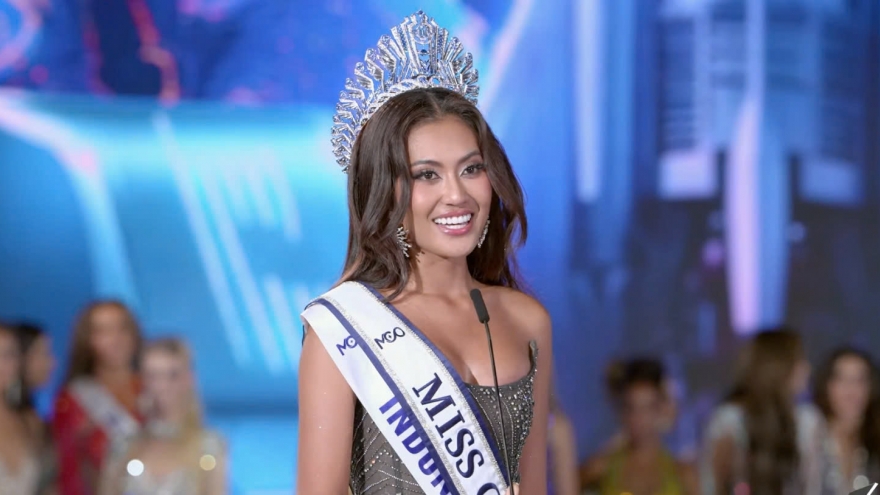 Indonesian contestant Ketut Permata Juliastrid Sari crowned Miss Cosmo 2024